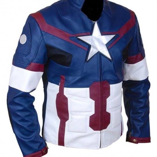 Age of Ultron Avengers 2 Costume Captain America Chris Evans Jacket Age of Ultron Avengers 2 Costume Captain America Chris Evans Jacket