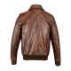 Airforce Aviator Leather Bomber Jacket