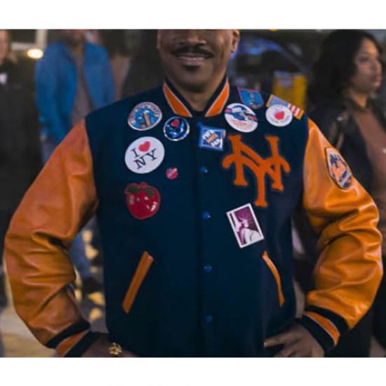 Eddie Murphy NY Coming 2 America Letterman Jacket