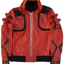 Akira Kaneda Cyberpunk 2077 Red Leather Jacket