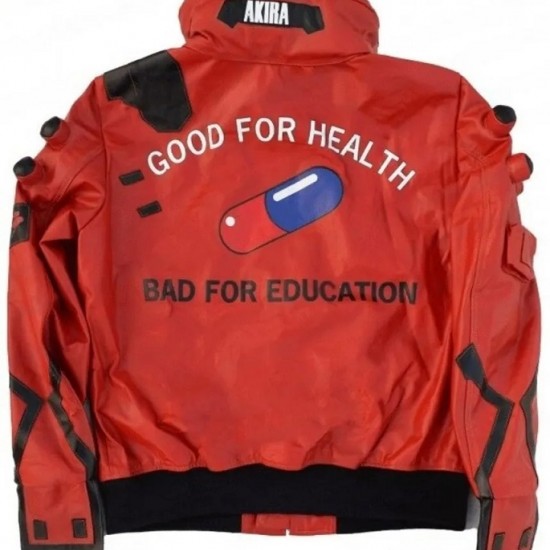 Akira Kaneda Cyberpunk 2077 Red Leather Jacket