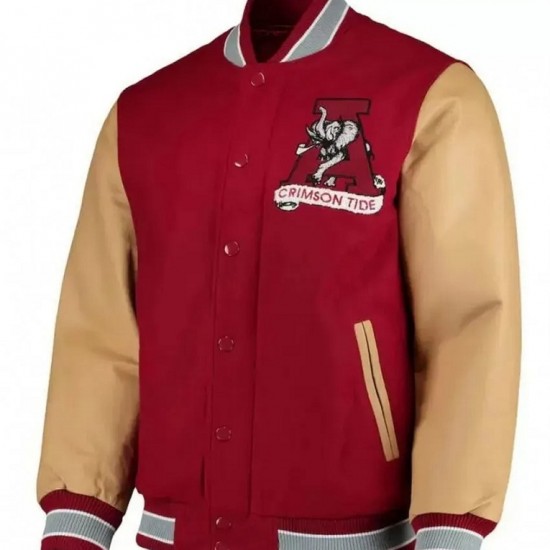 Alabama Crimson Tide Red Varsity Jacket