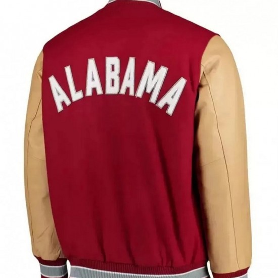 Alabama Crimson Tide Red Varsity Jacket