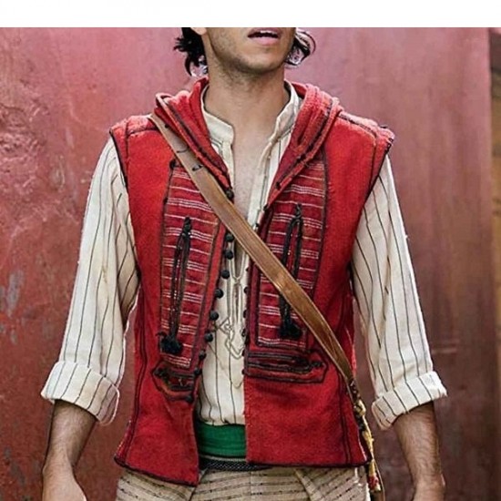 Aladdin Red Cotton Vest