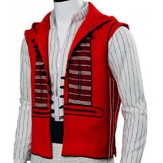 Aladdin Red Cotton Vest