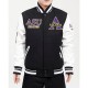 Alcorn State University Black and White Wool Varsity Jacket