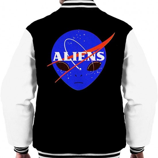 Aliens Space Program Varsity Sweatshirts Jacket