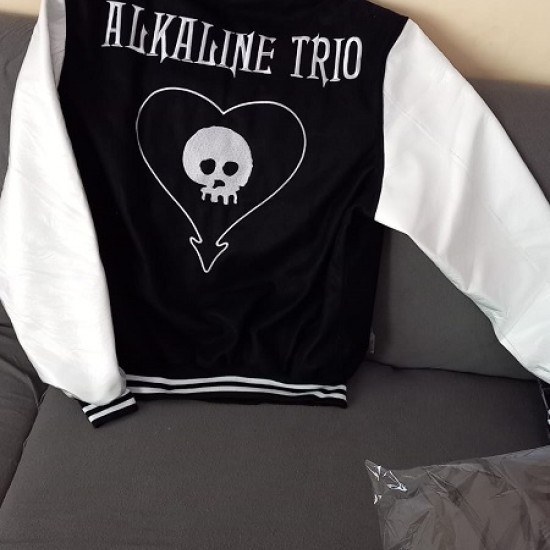 Alkaline Trio Skull Varsity Biker Jacket