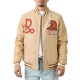 All American Dream Team Superstar Beige Varsity Jacket