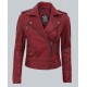 Amber Womens Moto Maroon Asymmetrical Leather Jacket Amber Womens Moto Maroon Asymmetrical Leather Jacket