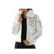 American Bruiser White Bombshell Pelle Pelle Jacket