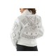 American Bruiser White Bombshell Pelle Pelle Jacket