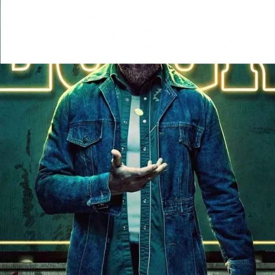 American Gods Mad Sweeney Denim Blue Jacket