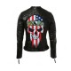 American Skull Bikers Leather Jacket