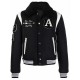 Amiri Always on Point Black Wool Varsity Jacket Amiri Always on Point Black Wool Varsity Jacket