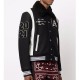 Amiri Always on Point Black Wool Varsity Jacket Amiri Always on Point Black Wool Varsity Jacket