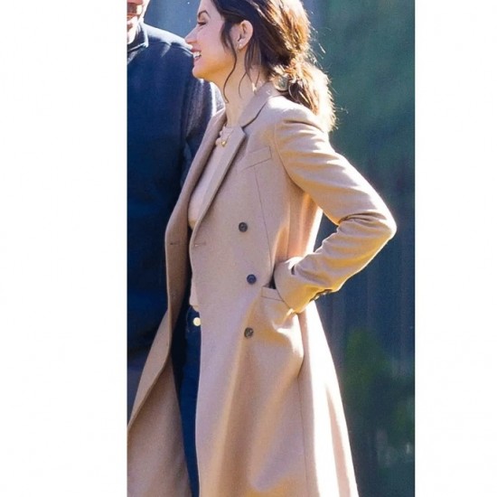 Ana De Armas Deep Water Trench Coat