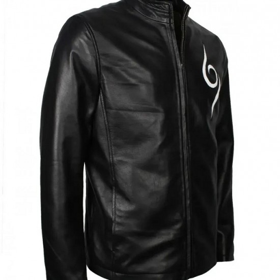 Anbu Naruto Black Leather Jacket Costume Anbu Naruto Black Leather Jacket Costume