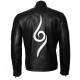 Anbu Naruto Black Leather Jacket Costume