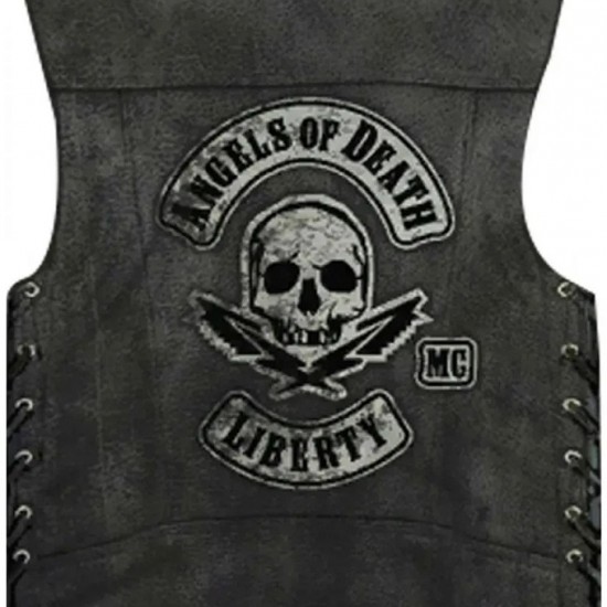 Angels of Death Liberty MC GTA Leather Costume Vest
