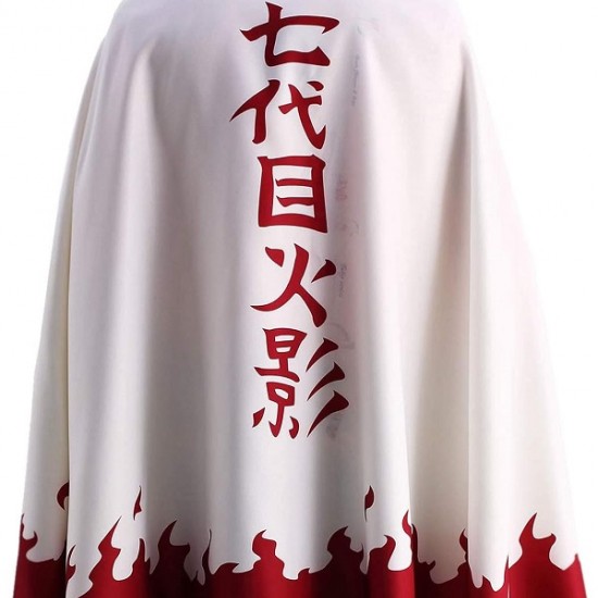 Anime 4th Hokage Naruto Cloak Costume