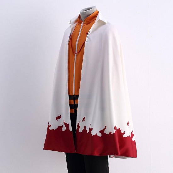 Anime 4th Hokage Naruto Cloak Costume