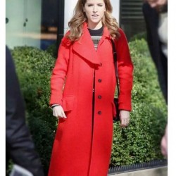 Anna Kendrick Love Life Red Coat
