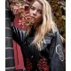 Anya Taylor-Joy Photoshoot The Laterals Black Leather Jacket