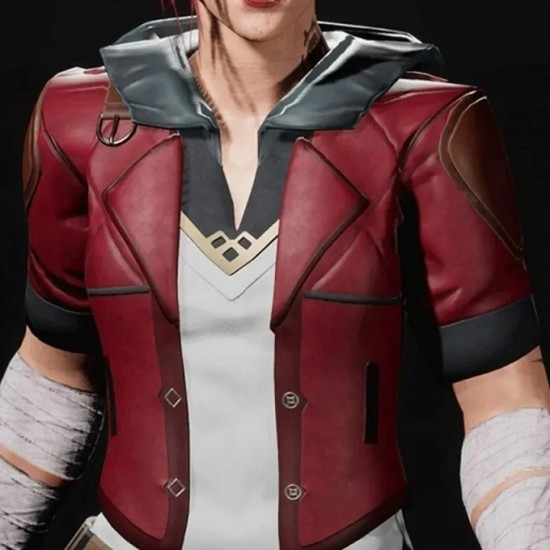 Arcane League of Legends Vi Red Jacket