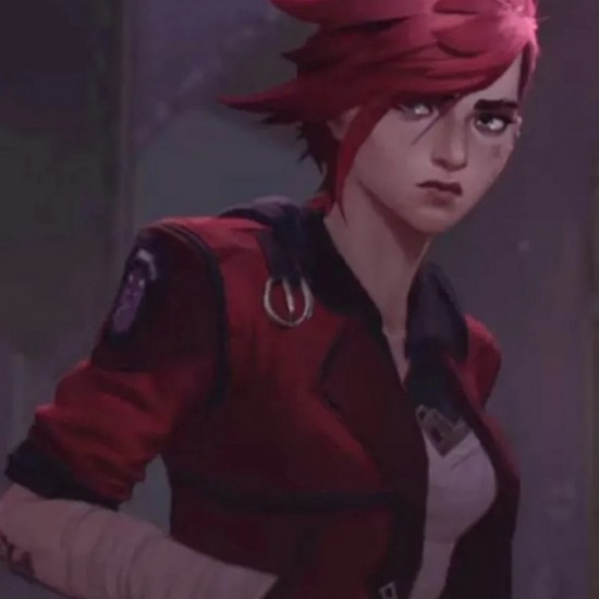 Arcane League of Legends Vi Red Jacket Arcane League of Legends Vi Red Jacket