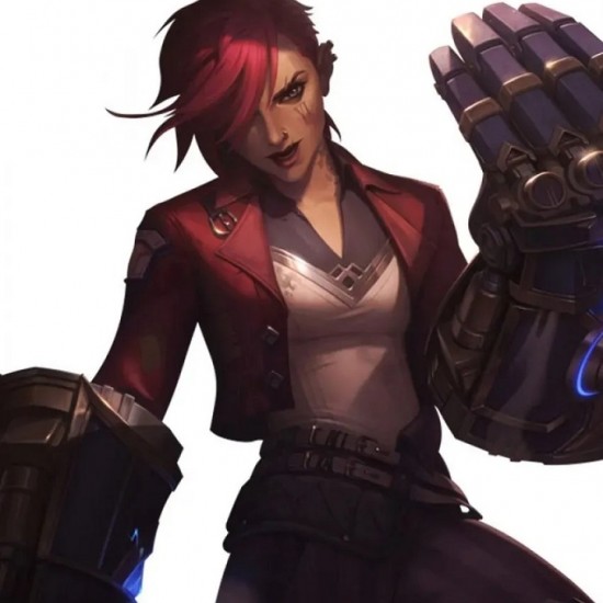 Arcane League of Legends Vi Red Jacket Arcane League of Legends Vi Red Jacket