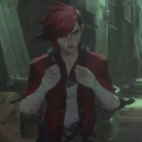 Arcane League of Legends Vi Red Jacket Arcane League of Legends Vi Red Jacket