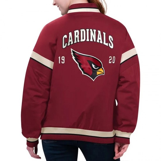 Arizona Cardinals Tournament Cardinal Varsity Jacket Arizona Cardinals Tournament Cardinal Varsity Jacket