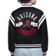 Arizona Diamondbacks Printed Logo Varsity Satin Jacket Arizona Diamondbacks Printed Logo Varsity Satin Jacket
