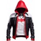 White With Red Bat Style Vest Arkham Knight and Jacket White With Red Bat Style Vest Arkham Knight and Jacket