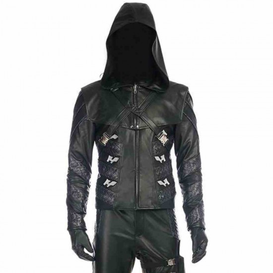 Prometheus Arrow Season 5Jacket With Hood Prometheus Arrow Season 5Jacket With Hood