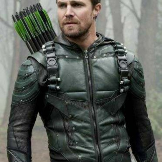 Prometheus Arrow Season 5Jacket With Hood Prometheus Arrow Season 5Jacket With Hood