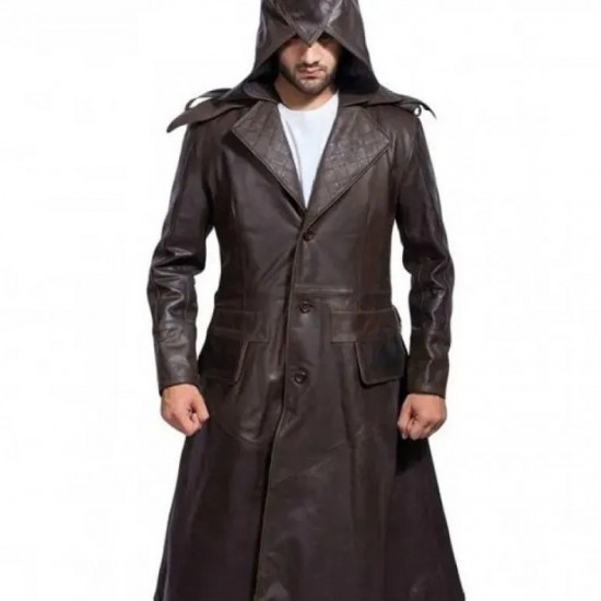 Assassin’s Creed Syndicate Jacob Leather Trench Coat Costume