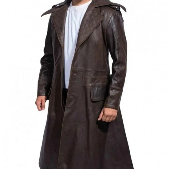 Assassin’s Creed Syndicate Jacob Leather Trench Coat Costume