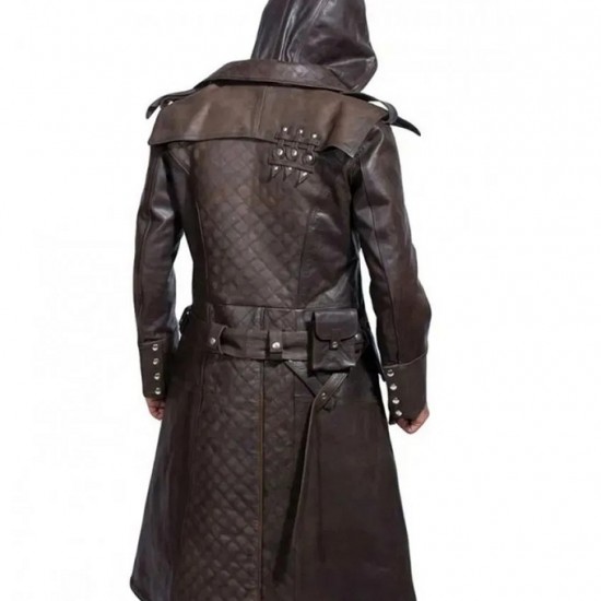 Assassin’s Creed Syndicate Jacob Leather Trench Coat Costume