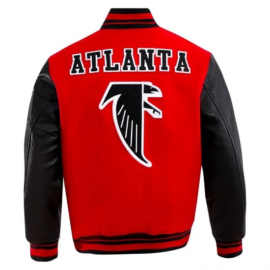 Atlanta Falcons Retro Classic Rib Wool Varsity Jacket Atlanta Falcons Retro Classic Rib Wool Varsity Jacket