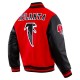 Atlanta Falcons Retro Classic Rib Wool Varsity Jacket Atlanta Falcons Retro Classic Rib Wool Varsity Jacket
