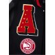 Atlanta Hawks Mash Up Logo Wool Varsity Jacket