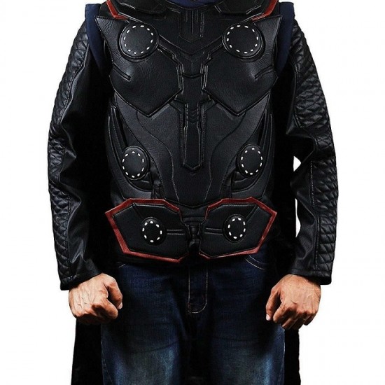 Game Chris Hemsworth Thor Avengers End Leather Vest Costume Game Chris Hemsworth Thor Avengers End Leather Vest Costume