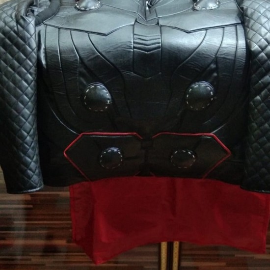 Game Chris Hemsworth Thor Avengers End Leather Vest Costume Game Chris Hemsworth Thor Avengers End Leather Vest Costume