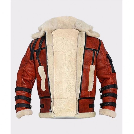 Aviator Sheepskin Men’s B6 Bomber Shearling Leather Jacket Aviator Sheepskin Men’s B6 Bomber Shearling Leather Jacket