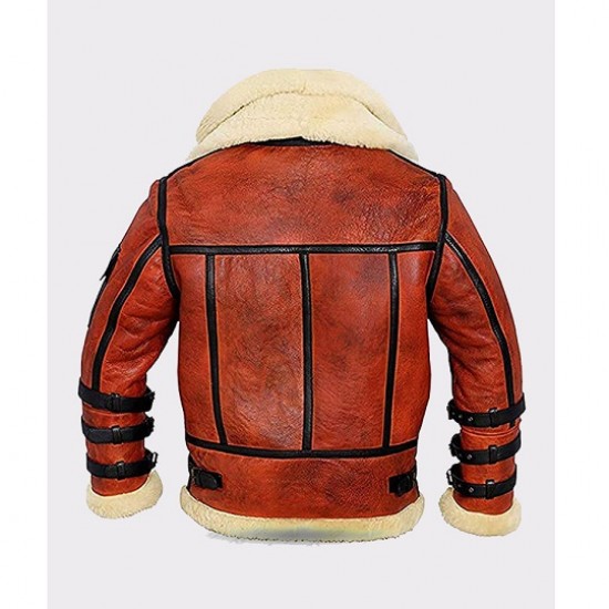 Aviator Sheepskin Men’s B6 Bomber Shearling Leather Jacket Aviator Sheepskin Men’s B6 Bomber Shearling Leather Jacket