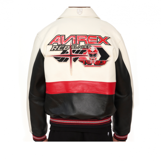 Avirex Biker Blades Biker Leather Jacket