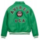 Avirex Limited Edition Green Icon Croc Leather Jacket Avirex Limited Edition Green Icon Croc Leather Jacket