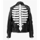 Guns N Roses Axl Rose Skeleton Motorcycle Costume Leather Jacket Guns N Roses Axl Rose Skeleton Motorcycle Costume Leather Jacket